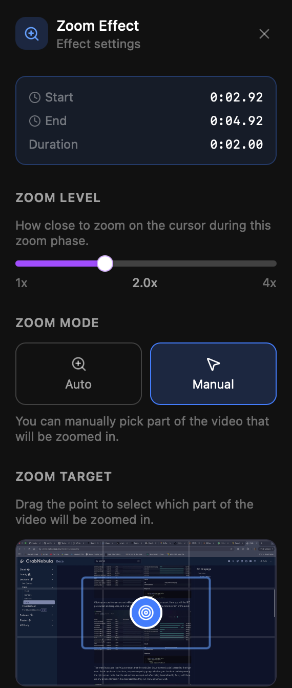 Full Control Over Zoom Behavior